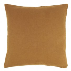 Grande housse de coussin carrée lin IB Laursen jaune