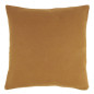 ib laursen grande housse de coussin carree lin jaune moutarde 50 x 50 cm