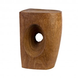 Tabouret en bois sculpté Pols Potten Devil's eye