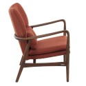 pols potten peggy fauteuil design retro scandinave orange rouille 555-020-002