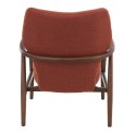 pols potten peggy fauteuil design retro scandinave orange rouille 555-020-002