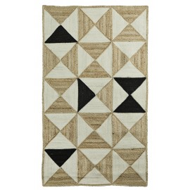 Tapis jute tressé motifs géométriques Madam Stoltz