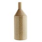 madam stoltz vase bouteille design gres beige E1993-CL50