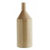 madam stoltz vase bouteille design gres beige E1993-CL50
