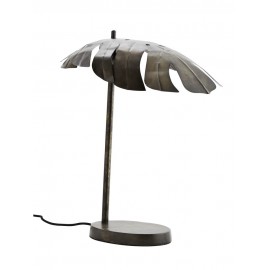 Lampe de table feuille exotique métal Madam Stoltz