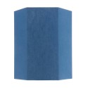 Abat-jour hexagonal pour lampe de table lin bleu HK Living