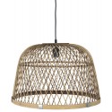 Grande suspension cloche bois de bambou tressé IB Laursen