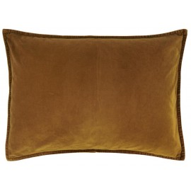 ib laursen housse de coussin velours rectangulaire jaune dore 6229-50