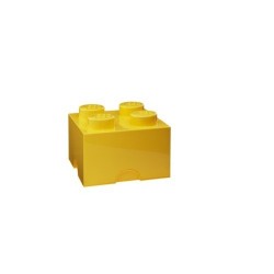 Lego Aufbewahrungsbox gelb M 4 Noppen