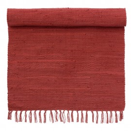 bungalow denmark tapis descente de lit rouge 60 x 90 cm