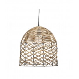 bloomingville suspension cloche en rotin 82042481