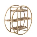 bloomingville etagere murale ronde bois canne sia 82045942