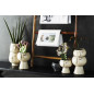 madam stoltz petit cache pot visage gres beige HY15565-12 madam stoltz petit cache pot visage gres beige HY15565-12