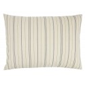 Grande housse de coussin rectangulaire blanc bleu rayures IB Laursen