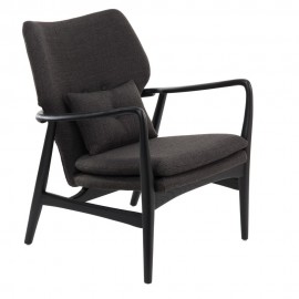 pols potten peggy fauteuil vintage noir gris fonce 555-020-009