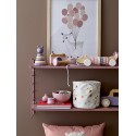 bloomingville north etagere murale rose bois metal 12402857