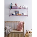 bloomingville north etagere murale rose bois metal 12402857