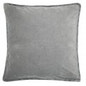 ib laursen housse de coussin carree velours gris souris 6230-58