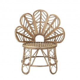 Bloomingville Emmy dekorativer Stuhl aus natürlichem Rohrgeflecht