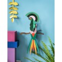 oiseau decoratif mural carton studio roof paradise bird gili ttm83