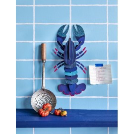 Décoration murale homard bleu Studio Roof Blue Lobster