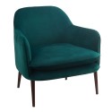 pols potten fauteuil confortable moelleux velours vert 550-020-125