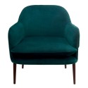 pols potten fauteuil confortable moelleux velours vert 550-020-125