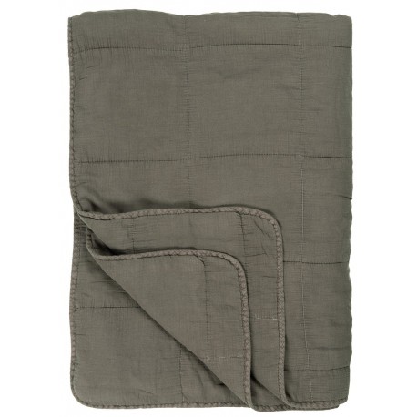 Couvre-lit matelassé coton IB Laursen gris