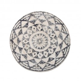 hk living tapis de bain rond design antiderapant tap0852