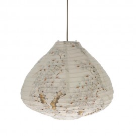 lampion suspension tissu coton imprime arbre cerisier vlk2009