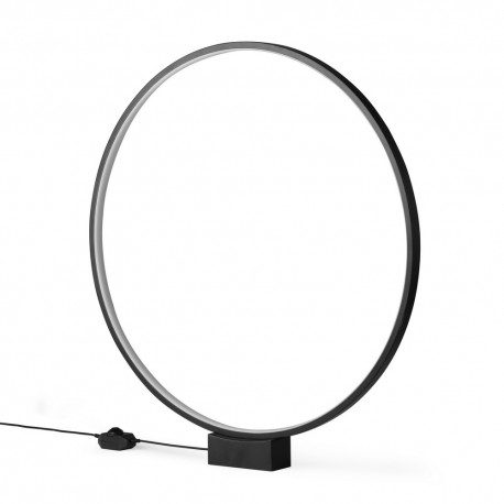 lampe de table cercle led lumineux D 60 cm hk living vol5052