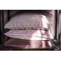 ib laursen housse de coussin rectangulaire velours 50 x 70 cm mauve