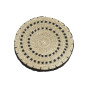 Coussin de sol rond jonc de mer Madam Stoltz