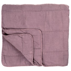 Schlichte, gesteppte Boutis-Tagesdecke, IB Laursen, Mauve