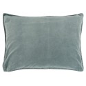 housse coussin rectangulaire velours bleu poudre 50 x 70 cm ib laursen