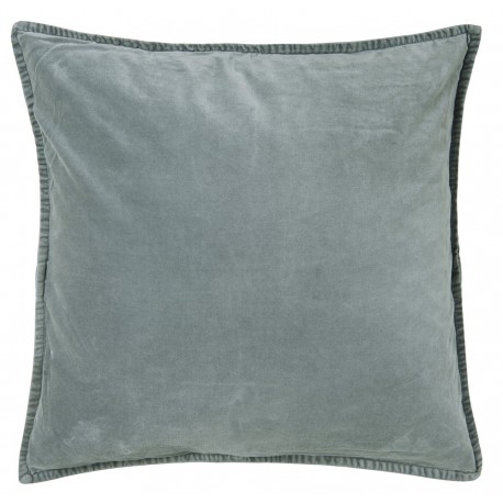 housse de coussin carree velours bleu poudre 50 x 50 cm ib laursen