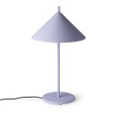 Lampe de table design métal HK Living Triangle mauve