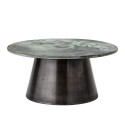 Table basse ronde métal aluminium patiné Bloomingville Allison