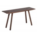 Petit banc design bois chêne foncé Muubs