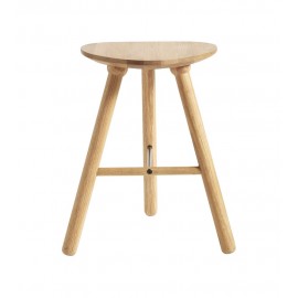 Tabouret trépied bois chêne Muubs