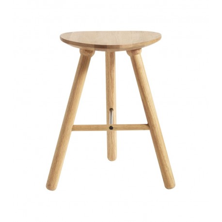 Tabouret trépied bois chêne clair Muubs