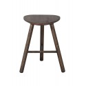 muubs tabouret epure trepied bois fonce 9340000108