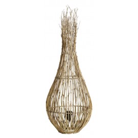 Muubs Fishtrap L Stehlampe mit natürlichem Bambusstiel