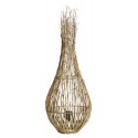 Lampadaire en tiges de bambou naturel Muubs Fishtrap L