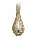 Lampe de sol rustique tiges de bambou naturel Muubs Fishtrap S