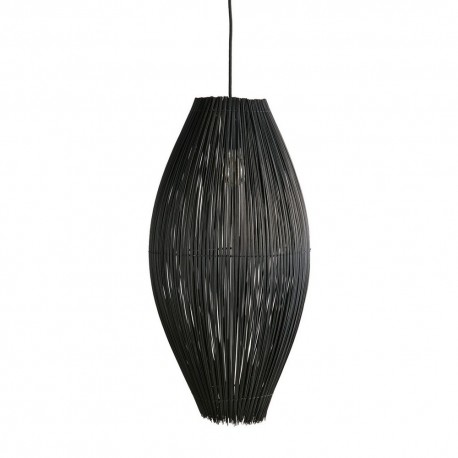 Suspension verticale allongée bambou noir Muubs Fishtrap L