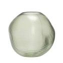 hubsch vase rond verre texture deforme vert 180901