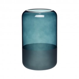 Hübsch Vase mit geradem Design aus Milchglas