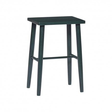 hubsch tabouret design vert bois 880719