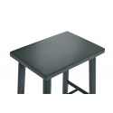 hubsch tabouret design vert bois 880719